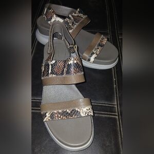 Cole Haan Snake Print Sandals